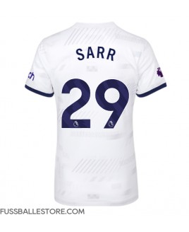 Günstige Tottenham Hotspur Pape Matar Sarr #29 Heimtrikot Damen 2023-24 Kurzarm